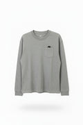 Nike Long-Sleeve Cotton Tee – Loose Fit | Functional Chest Pocket