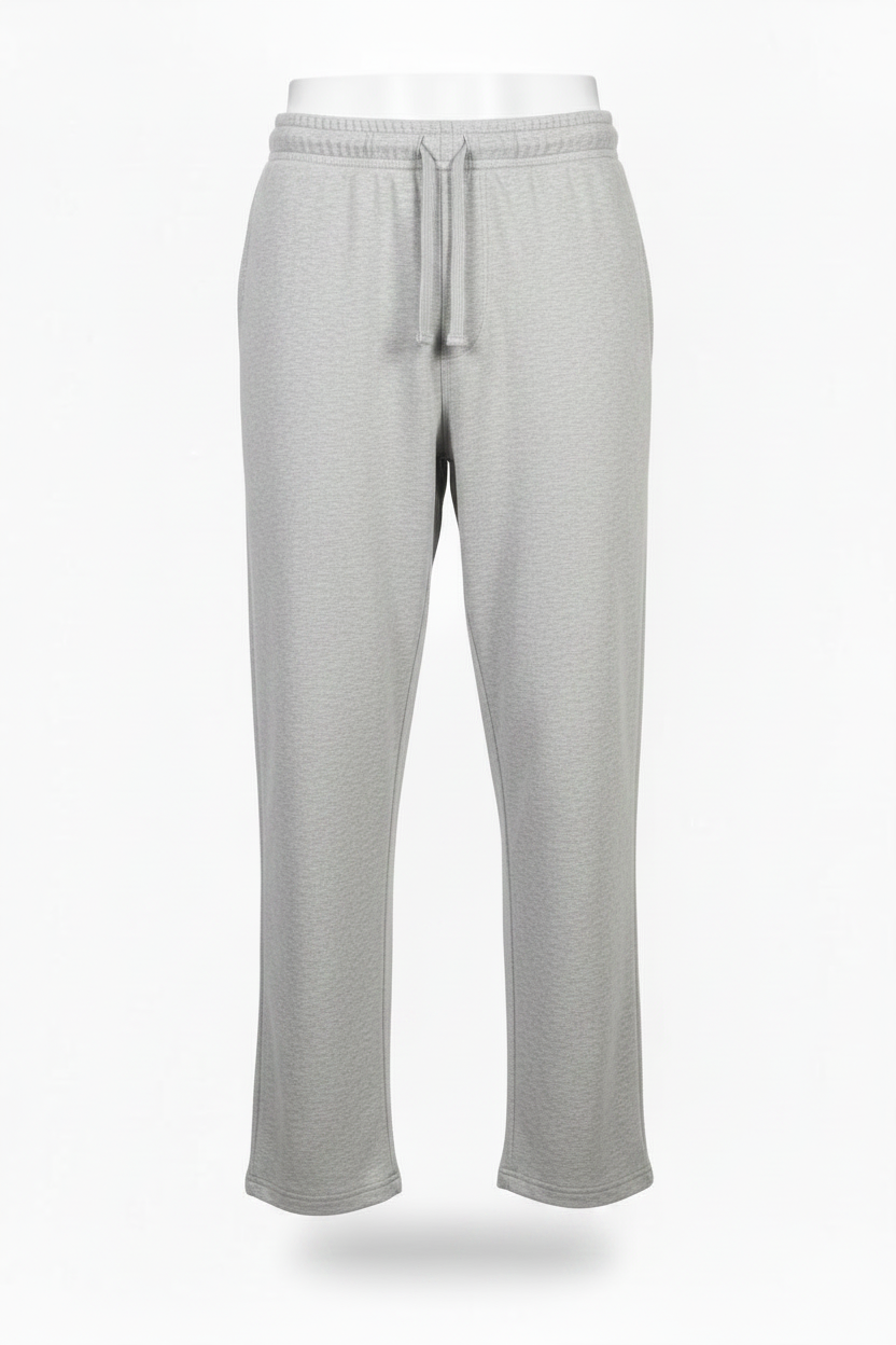 Men's Plain Open Bottom Joggers