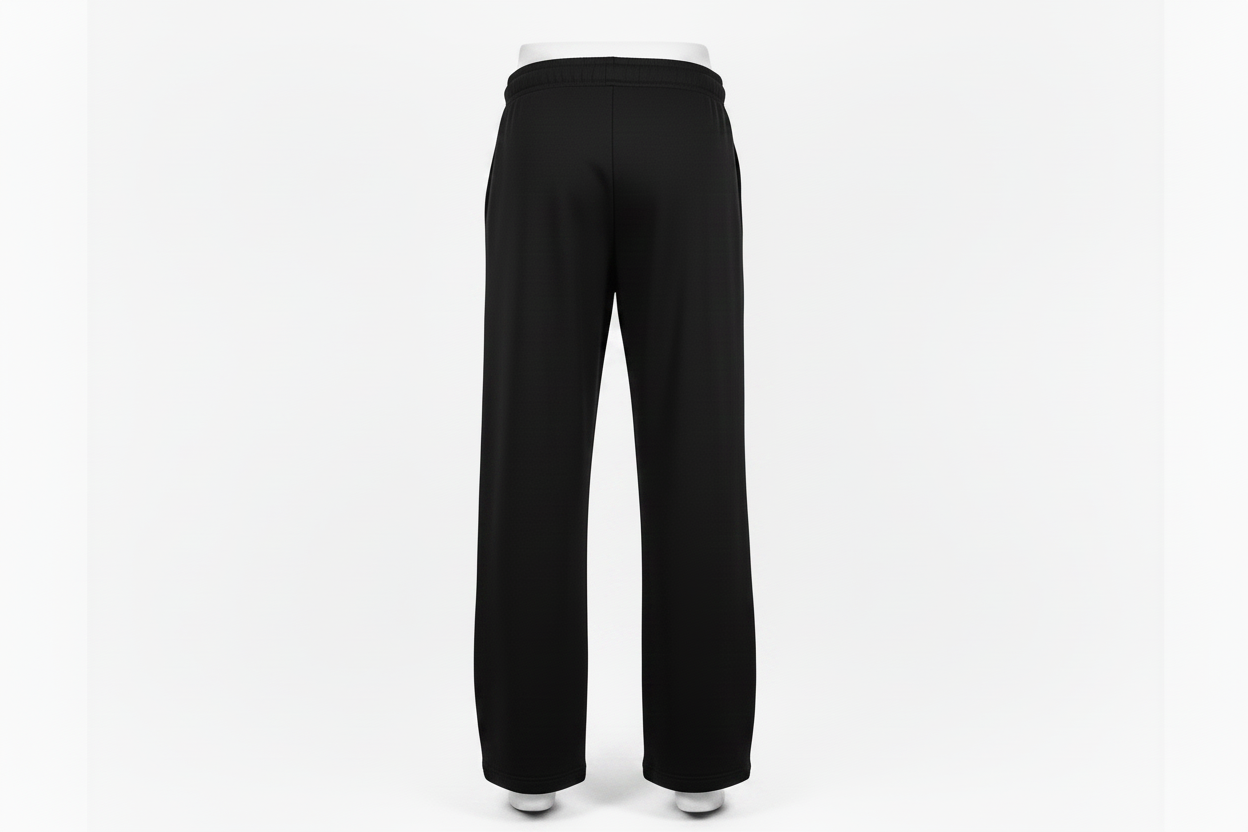 Men's Plain Open Bottom Joggers