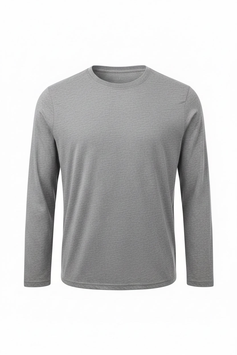 Men's Plain Long Sleeve Shirt