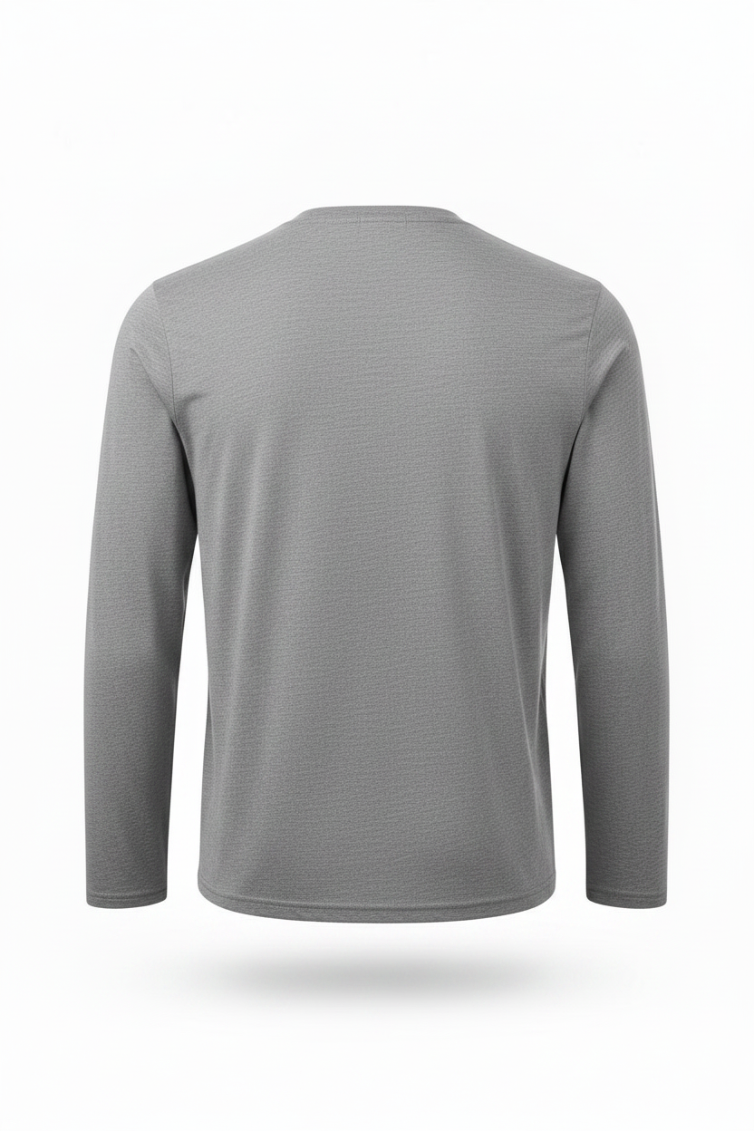 Men's Plain Long Sleeve Shirt