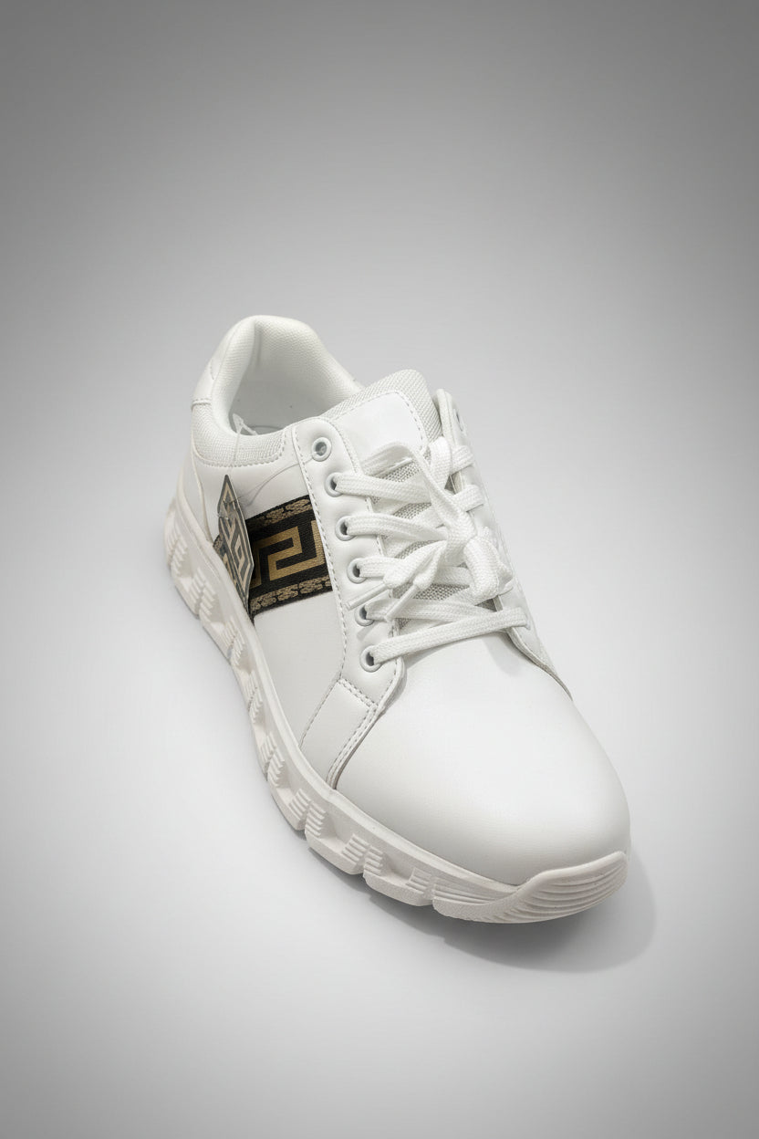 Moderno Men's Casual Sneakers — Black / White
