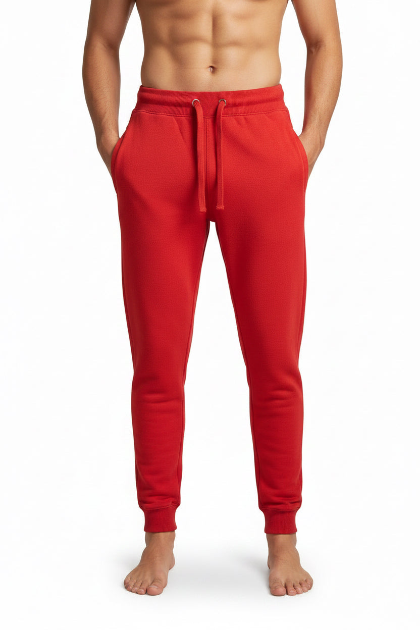 Men's Plain Closed Bottom Joggers