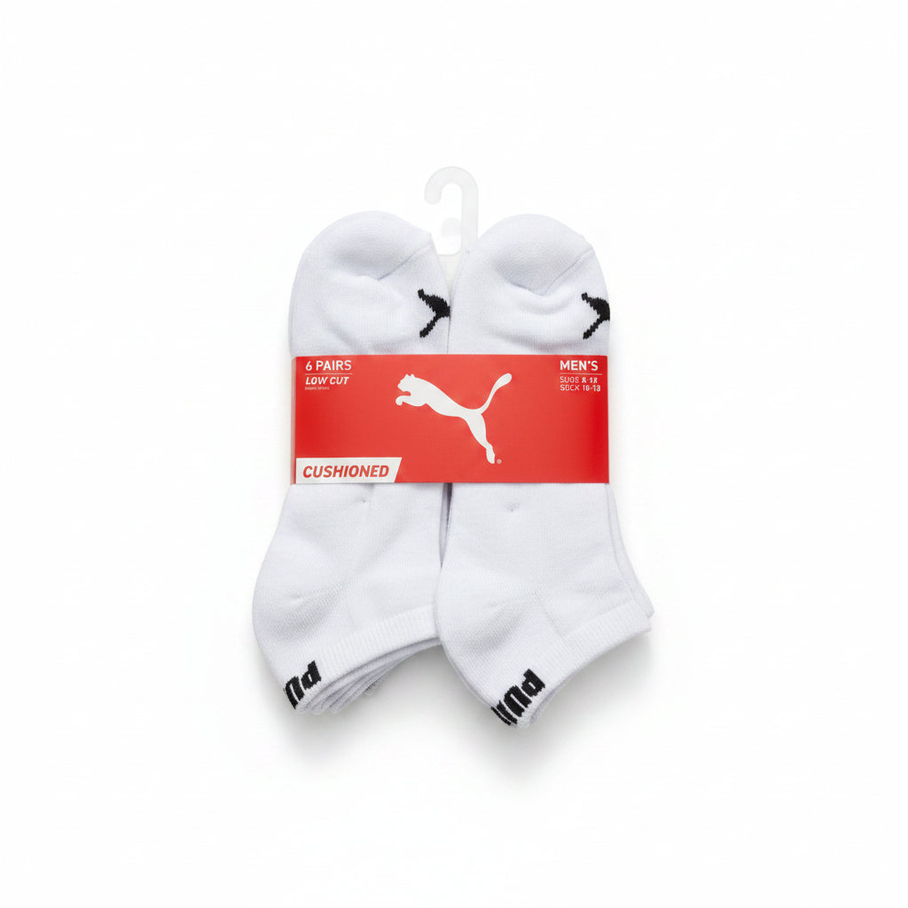 Puma Low Cut Ankle Socks – 6 Pack