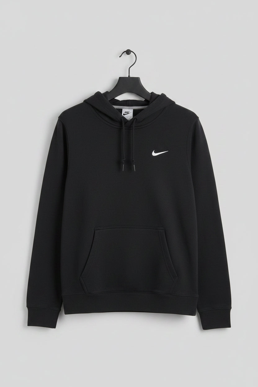 Nike Men's Pullover Hoodie | Light Grey & Black