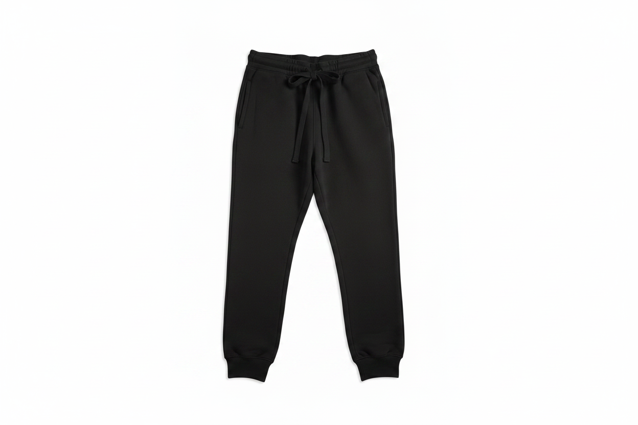 Men's Plain Closed Bottom Joggers