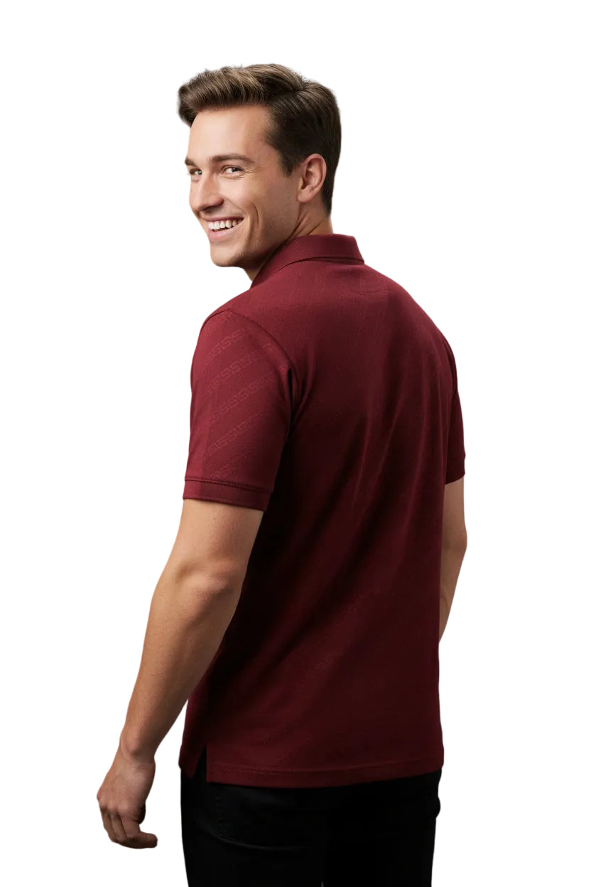 Men's Polo Shirt | Maroon | Moderno Jeans