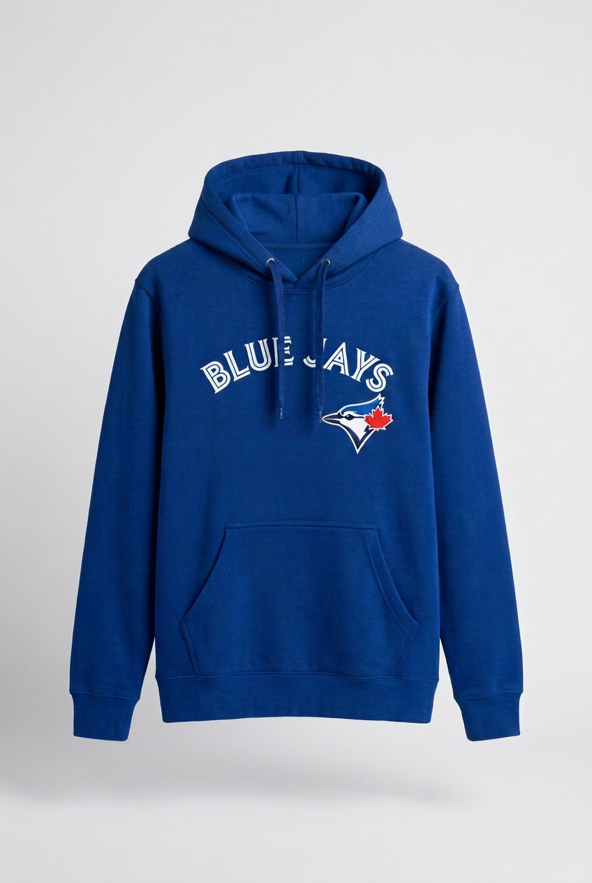 Unisex Printed Blue Jays Hoodie – Blue