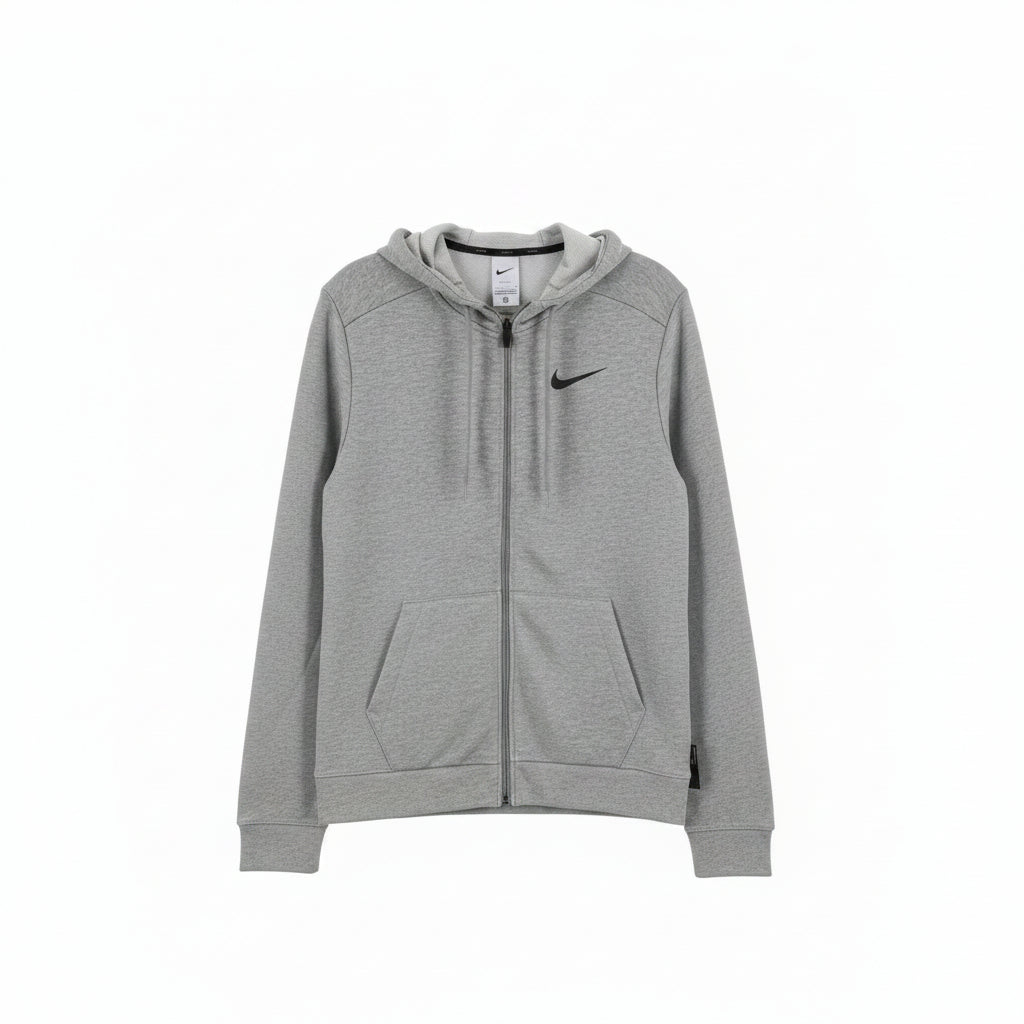 Nike Men's Zip-Up Hoodie — Light Grey