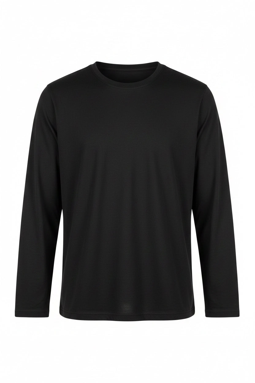 Men's Plain Long Sleeve Shirt