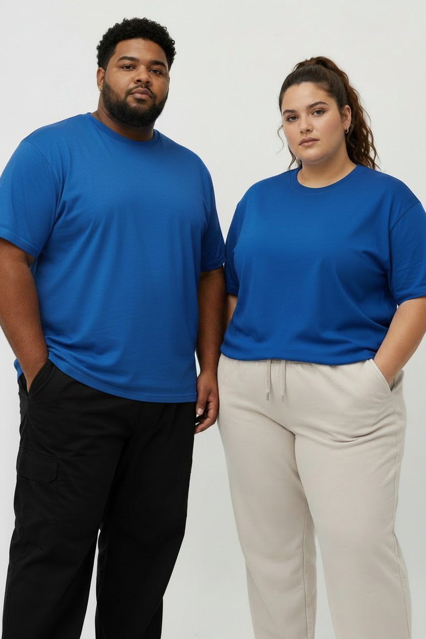 Cotton Best Big & Tall Plain T-Shirt