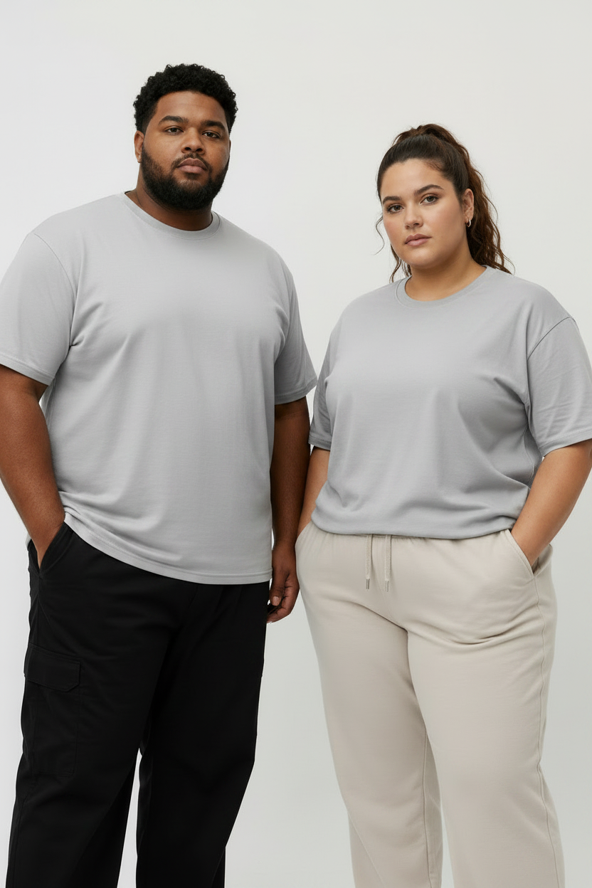 Cotton Best Big & Tall Plain T-Shirt