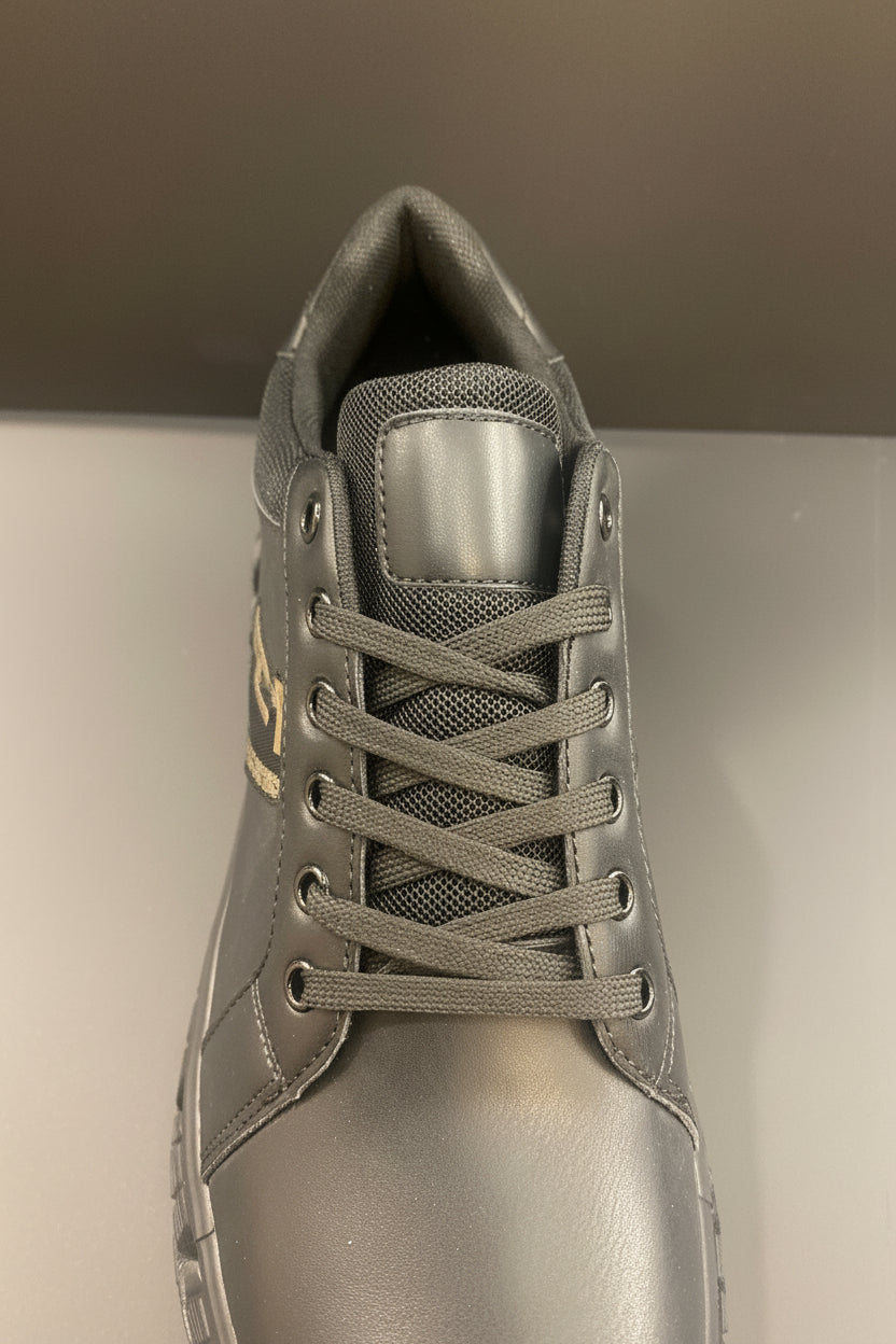 Moderno Men's Casual Sneakers — Black / White