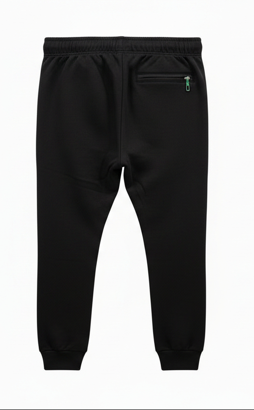 Unisex Cotton Blend Joggers Zipper Pockets
