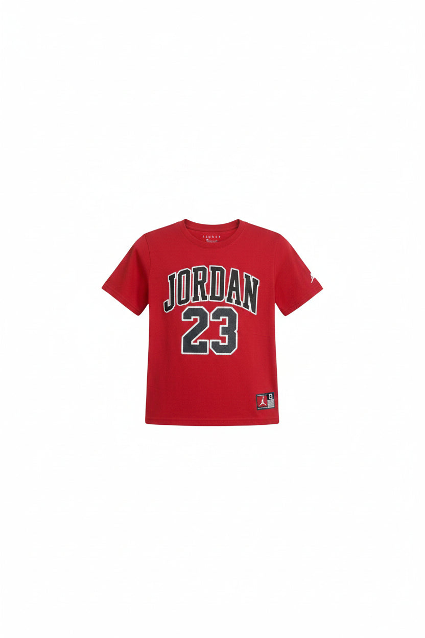 Jordan 23 Kids Tee – Embroidered Patch Logo | 60% Cotton 40% Polyester