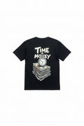 Men's Black Time is Money Graphic T-Shirt | 100% Cotton | North Standard