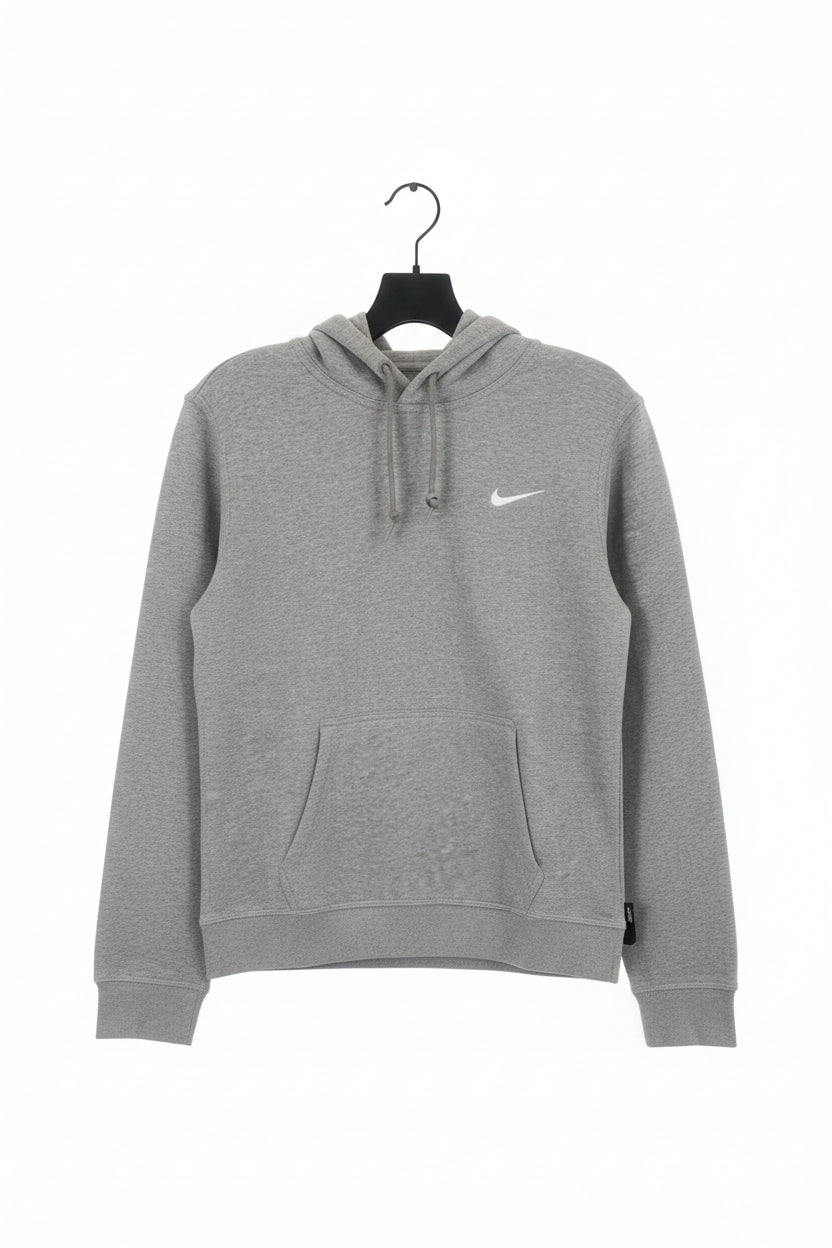 Nike Men's Pullover Hoodie | Light Grey & Black