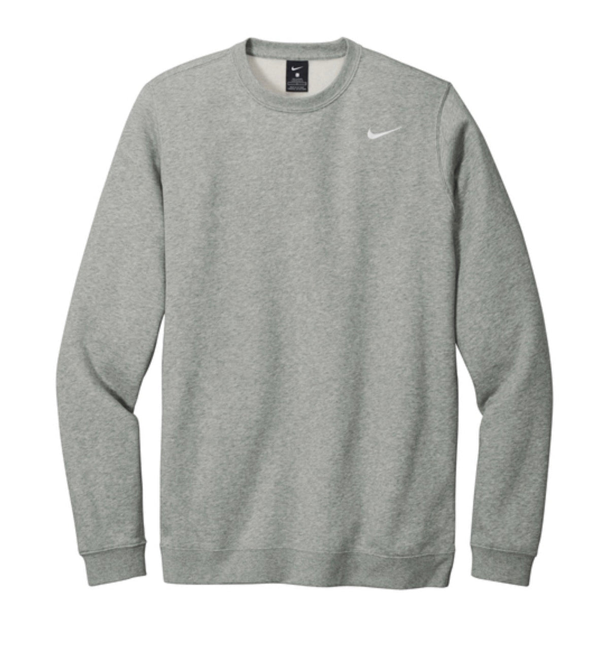 Nike Men's Club Fleece Crewneck Sweatshirt – Heather Grey