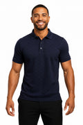 VIP Collection Men's Polo Shirt – Navy, Brown & Black