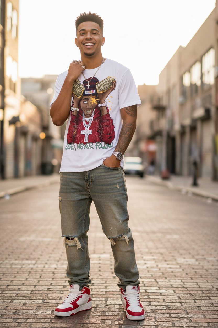 Lead Never Follow Graphic Tee