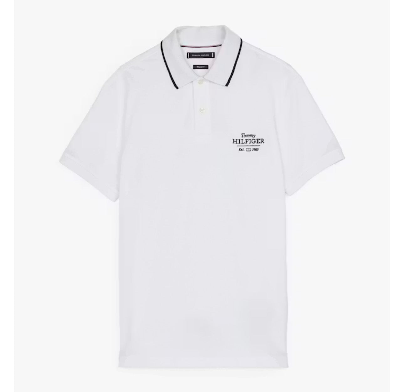 Tommy Hilfiger Men's Logo Polo – White