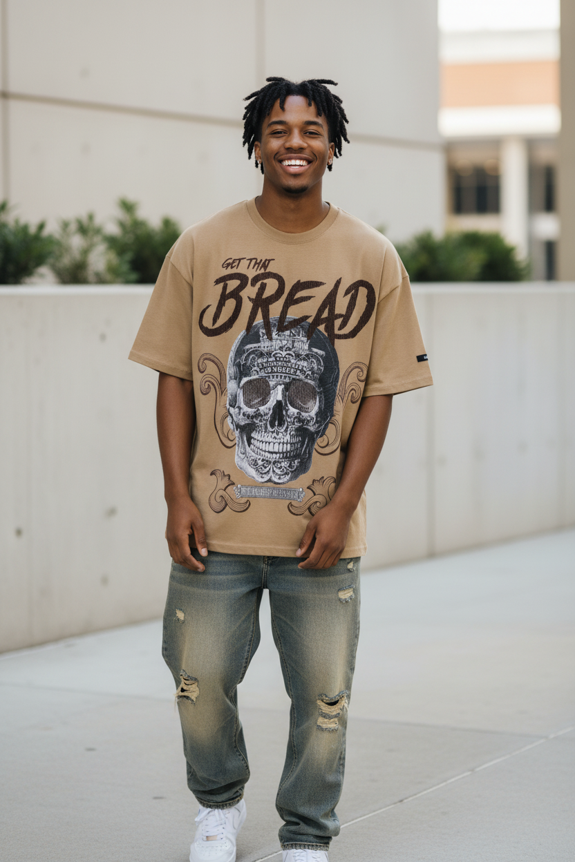 Get That Bread Skull Graphic Tee