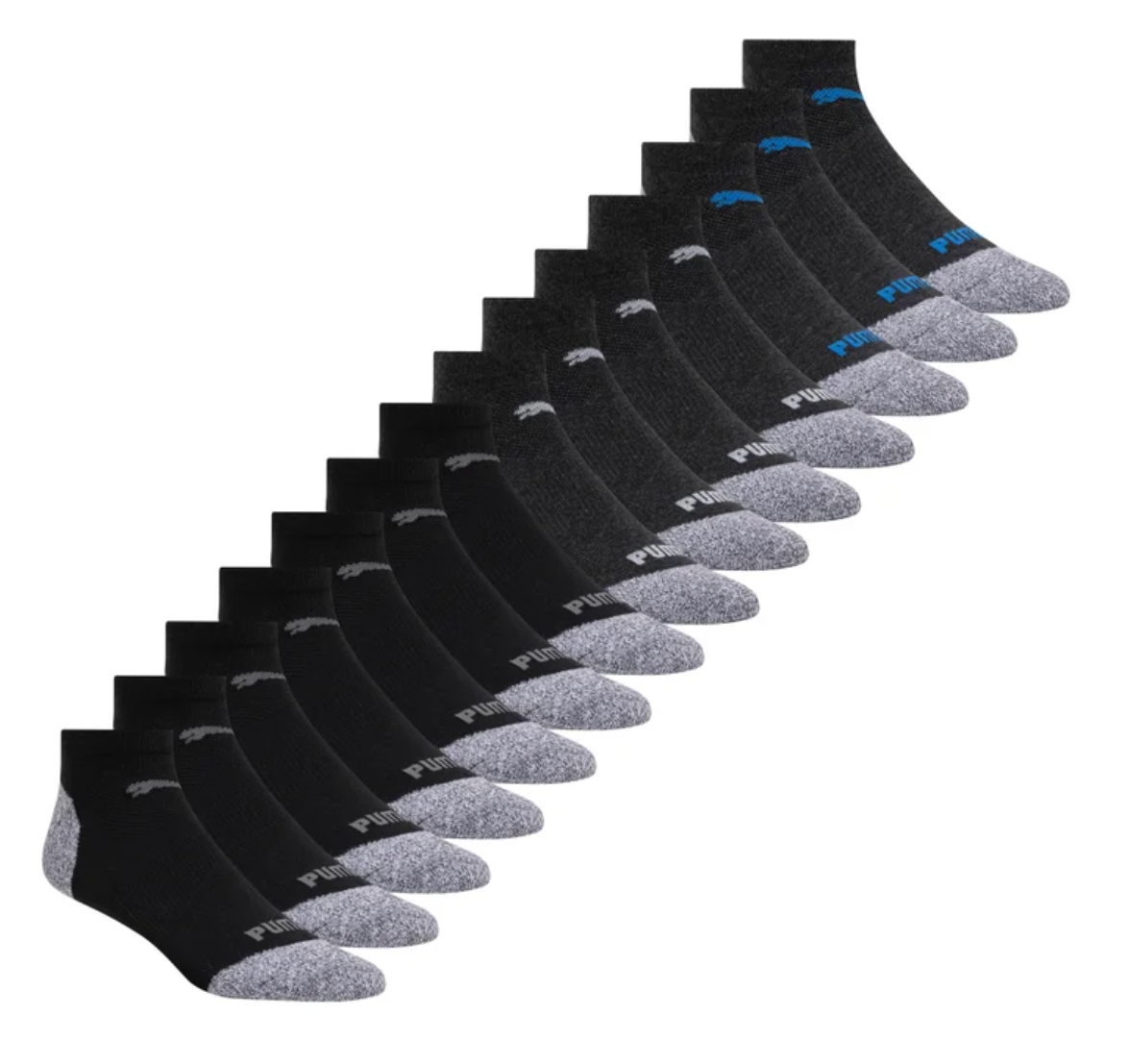 Puma Men's Repreve Low-Cut Athletic Sock 14-Pair