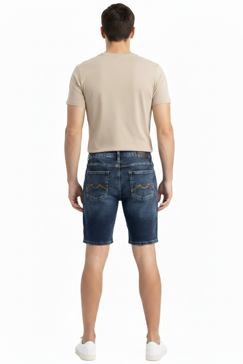Urban Star Men's Jean Short - back view