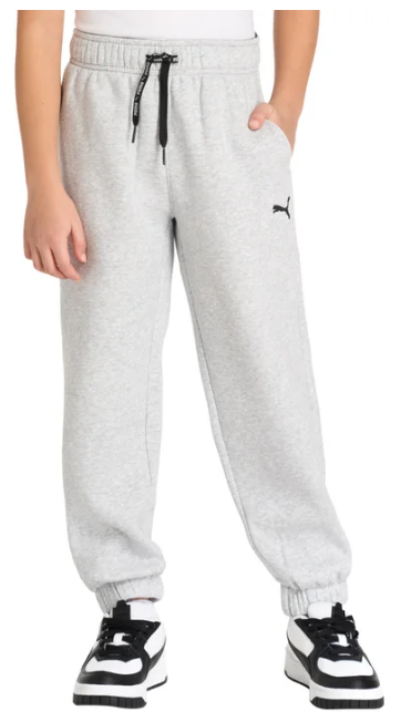 Puma Kids' Joggers – Gray, Navy, Black & Pink