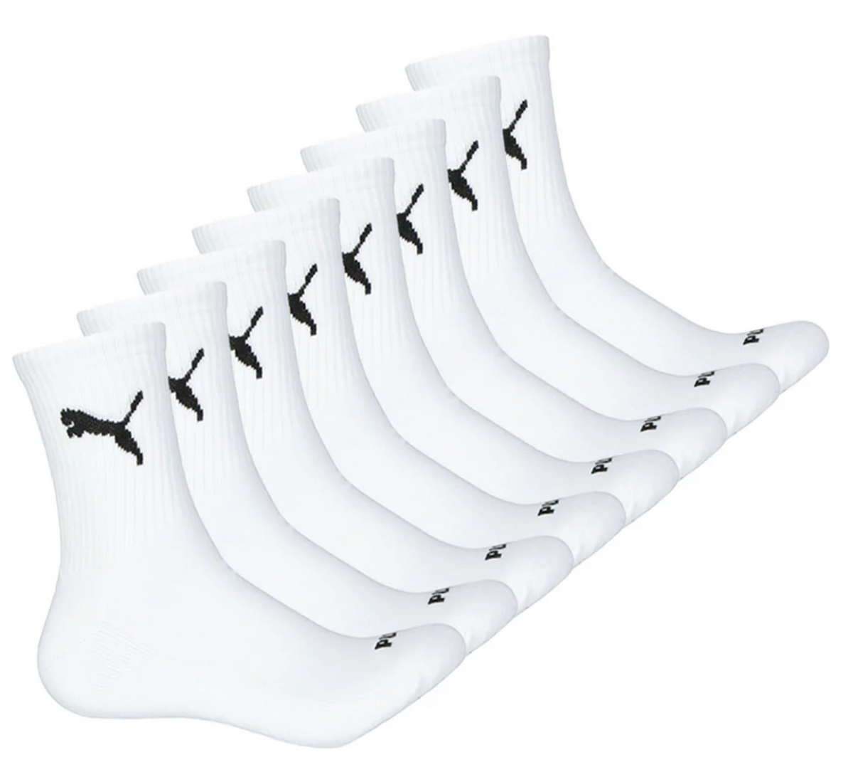 Puma Men's Crew Socks 8-Pack - High 1/4 Cut