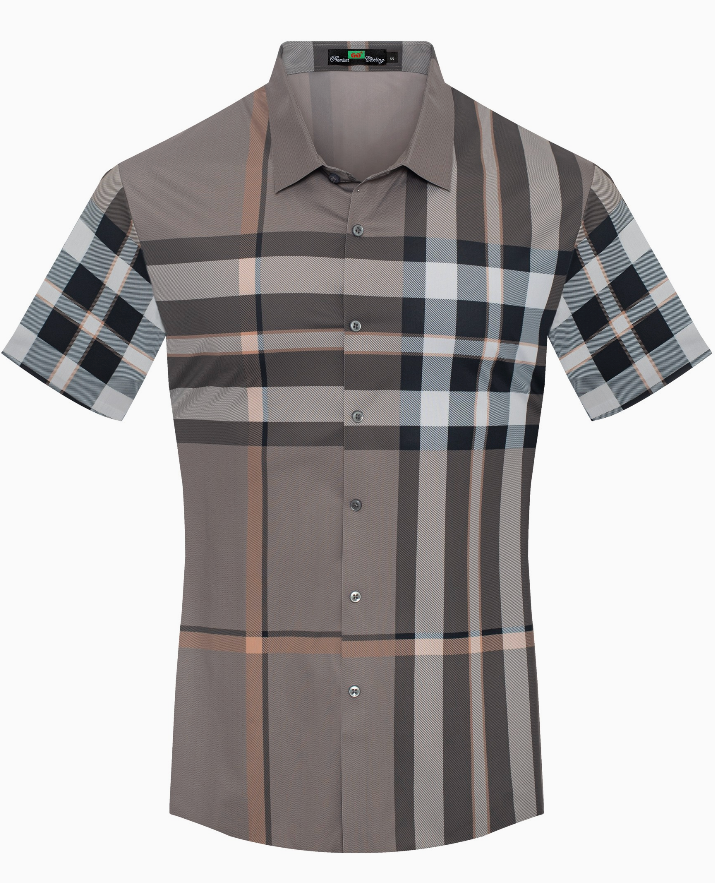 GG Collection Men's Slim Fit Short Sleeve Dress Shirt
