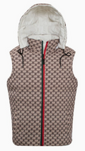 Men's Reversible Vest with Detachable Hood – VIP Collection