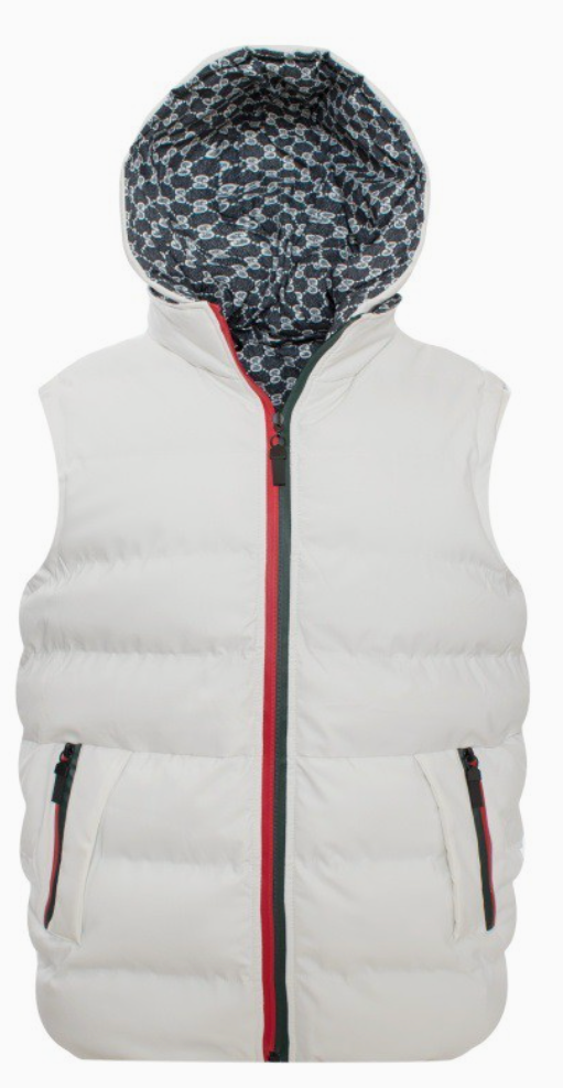 Men's Reversible Vest with Detachable Hood – VIP Collection