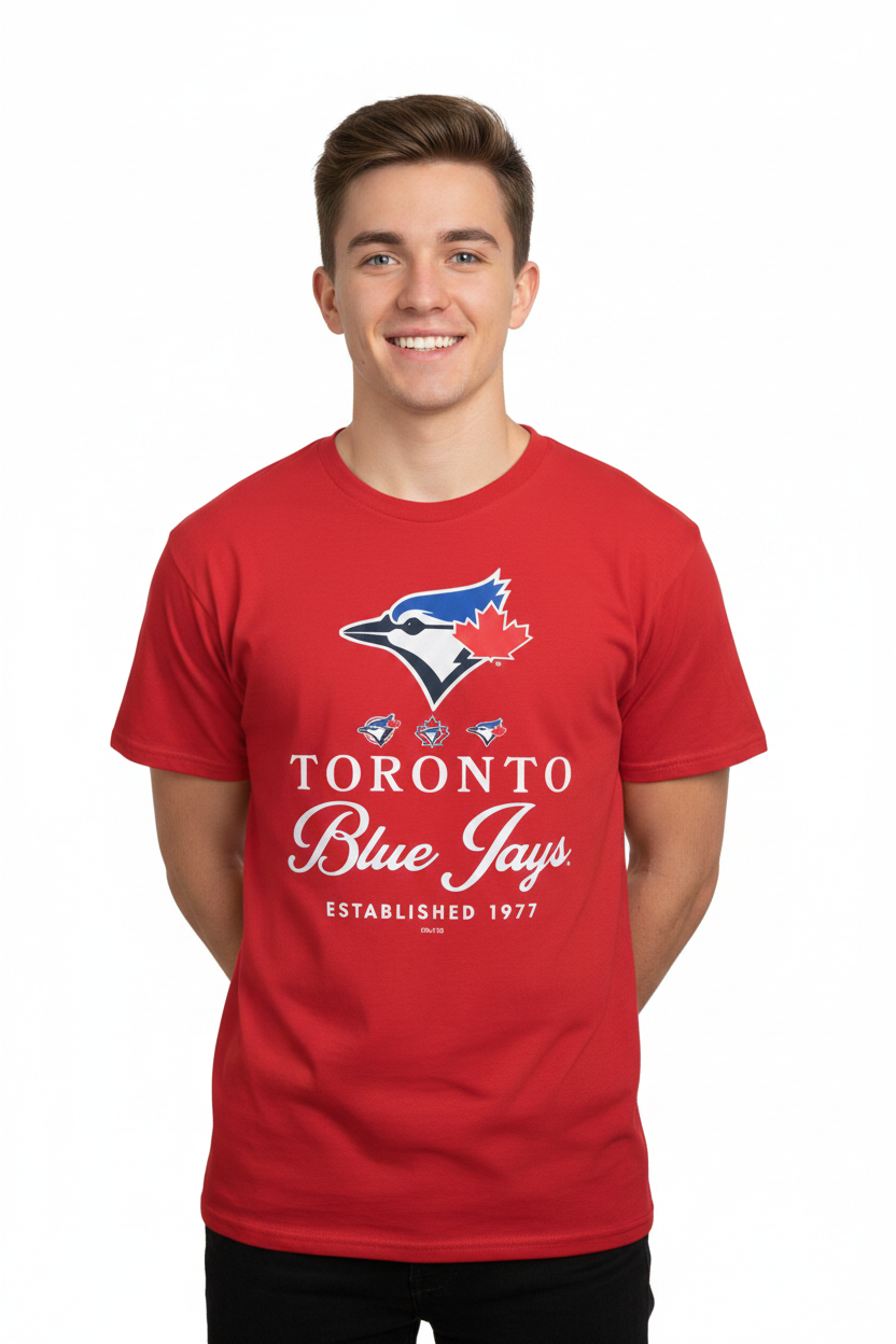MLB - Men's Toronto Blue Jays Retro Stamps T-Shirt