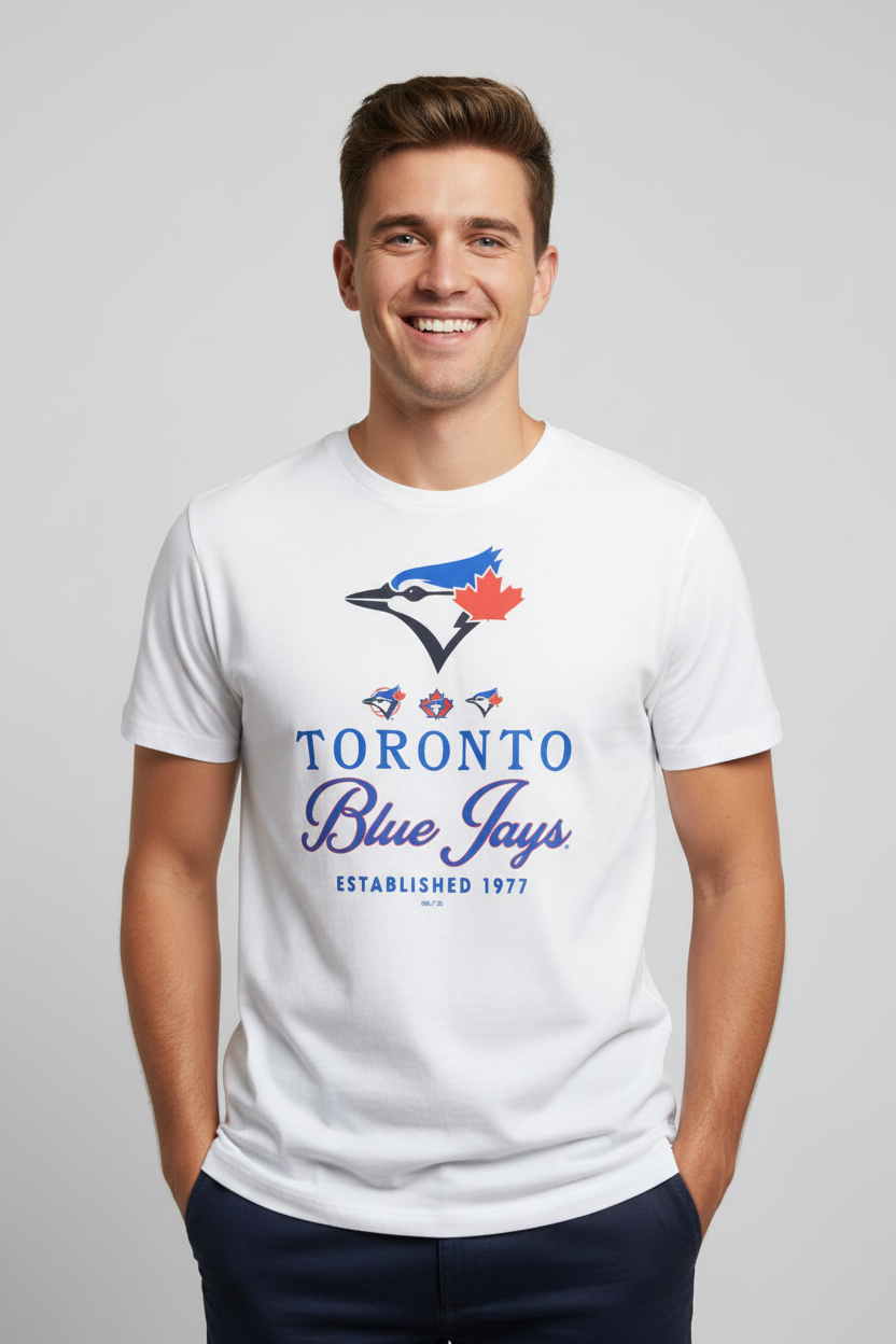 MLB - Men's Toronto Blue Jays Retro Stamps T-Shirt