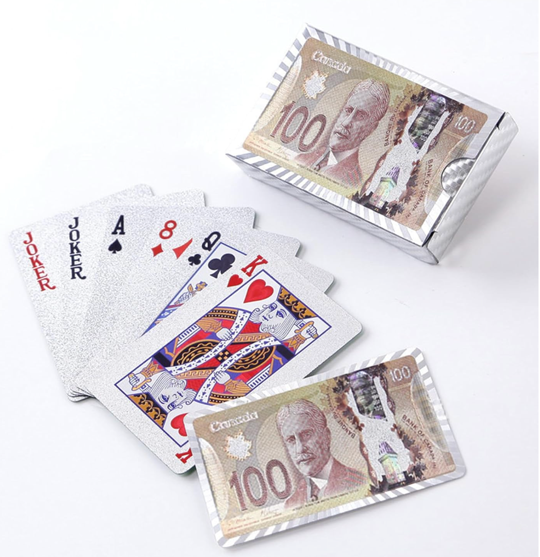 Waterproof Foil Playing Cards | Gold & Silver