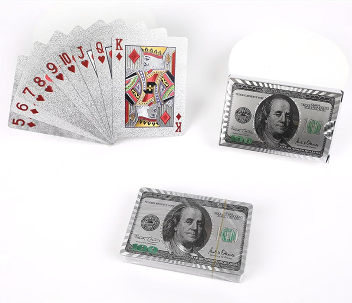 Waterproof Foil Playing Cards | Gold & Silver